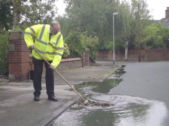 The council is asking members of the public to start clearing out roadside drains