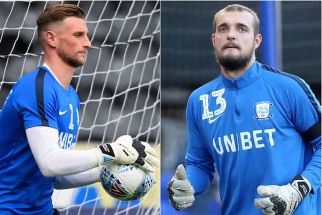 Declan Rudd and Michael Crowe are competing for a start at Bristol City