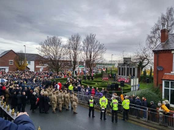 Leyland honours centenary of the end of the First World War