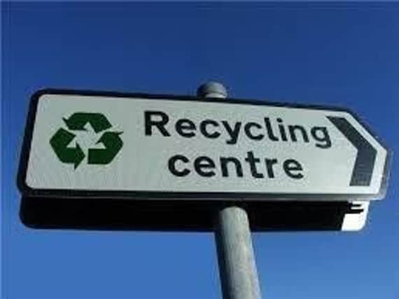 Recycling centres could see hours and days of operation reduced.