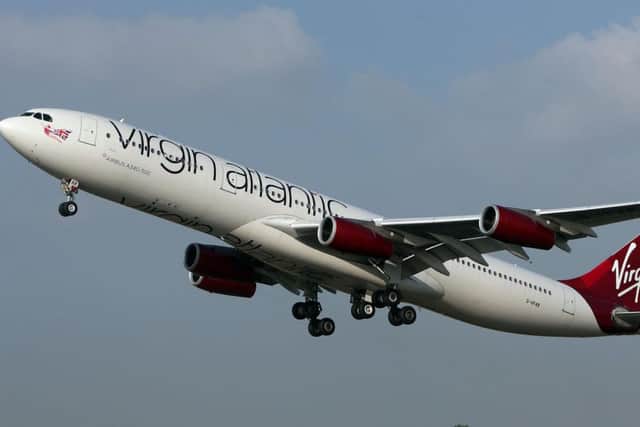 A Virgin Airlines pilot reported seeing a UFO over Ireland.
