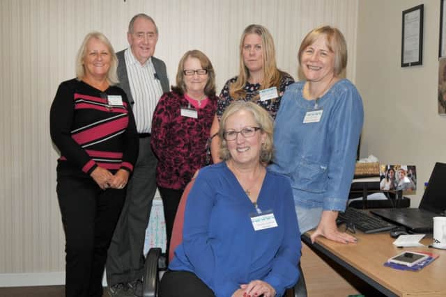 Management team, rear from left, Founding Trustee Val Barker, Treasurer Phil Johns, Trustee Chris Tomlinson, Trustee Tammy McNamara, Assistant Manager Cath Ackrill and seated, Manager Pauline Chadwick