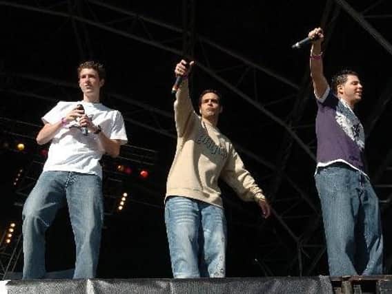 Blazin' Squad performing in 2004