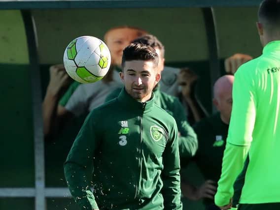 Sean Maguire is on duty with the Republic of Ireland