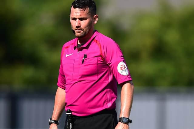 Referee David McNamara