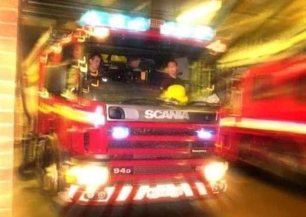 Four fire engines attended the scene at Preston