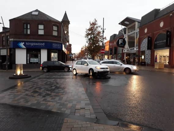 The Fishergate Bollard was the scene of another accident this morning