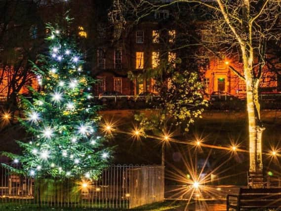 Winckley Square at Christmas