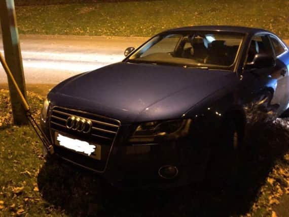 A motorist driving this car in Chorley was more than twice over the drink drive limit