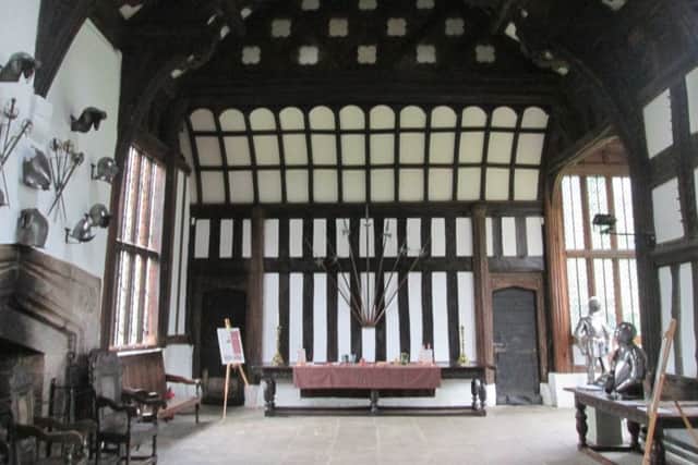 The great hall at Rufford Old Hall