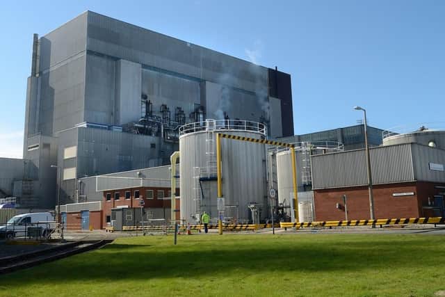 Heysham Nuclear Power Station in Morecambe