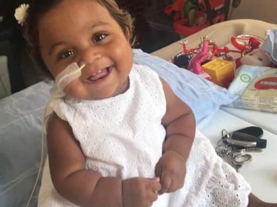 Anaya Kandola,  aged 22 months,  needs daily dialysis