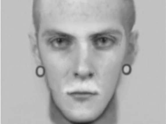 Tattoed man wanted for sex attack