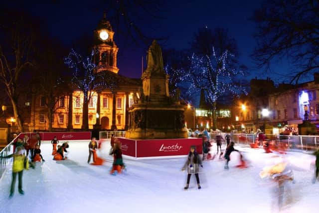 Ice skating in Lancaster