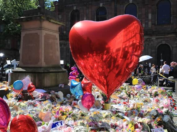 Tributes to the victims of the Manchester Arena attack