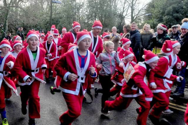 St Catherine's Hospice Santa Dash