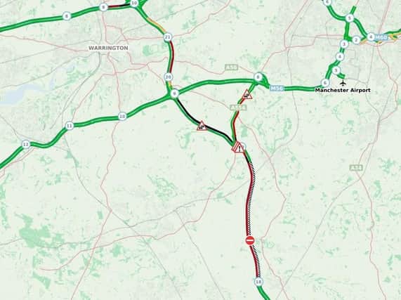 M6 southbound closed following serious early morning collision - live updates