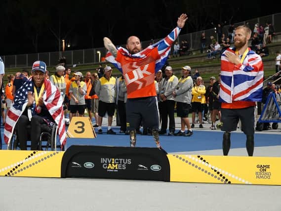Dave Watson at  the Invictus Games