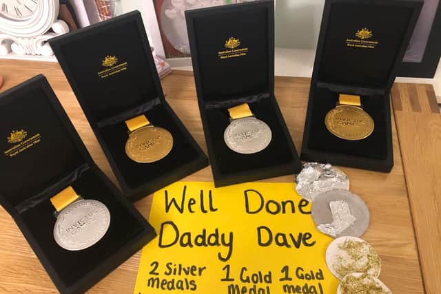 Dave Watson's medals