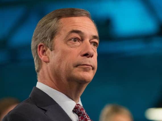 Nigel Farage, who has called for Ukip leader Gerard Batten to be ousted for appointing Tommy Robinson as an adviser. Photo credit: Aaron Chown/PA Wire