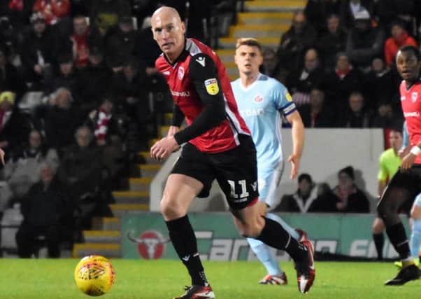 Morecambe's Kevin Ellison has made some decisive contributions in recent weeks