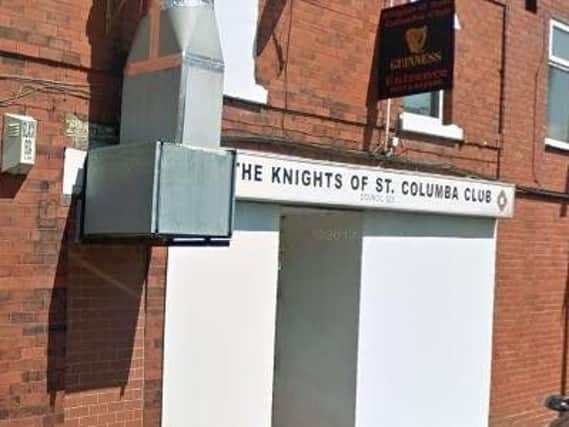 The former Knights of St Columba Club