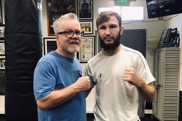 The Westgate Warrior has been working with legendary trainer Freddie Roach