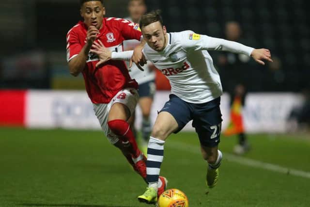 Brandon Barker was handed a start against Middlesbrough in the absence of Callum Robinson