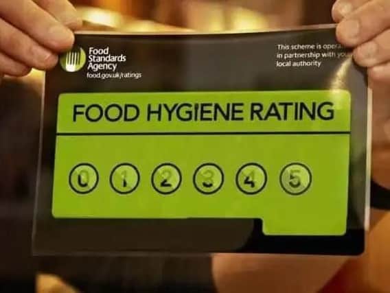 Latest hygiene ratings