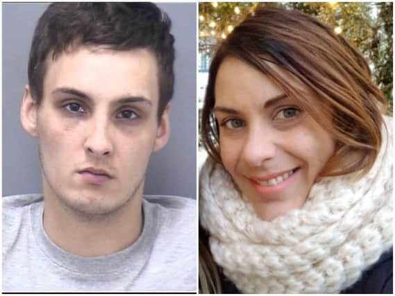 (Left) Ryan Justin Thornton, 20, a pub chef who has been jailed for life after he admitted to stabbing to death his flatmate, 34-year-old (right) Stela Domador-Kuzma, in Bournemouth in July, before having sex with her dead body. Photo credit: Dorset Police/PA Wire