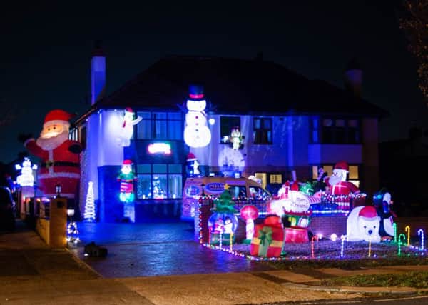 The Christmas display before it was vandalised. Photo: Kelvin Stuttard