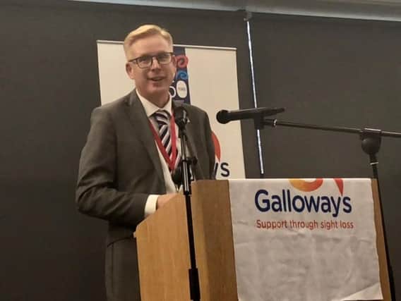 Stuart Clayton, CEO of Galloway's at the AGM