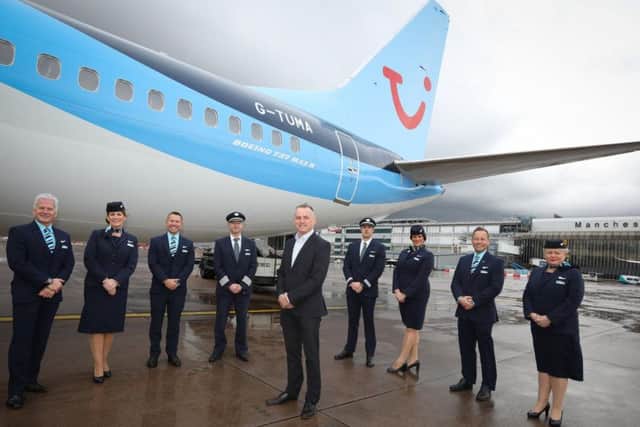 TUI's new Boeing 737-8 MAX aircraft