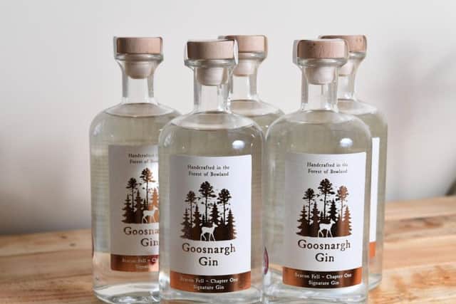 Bottles of Goosnargh Gin