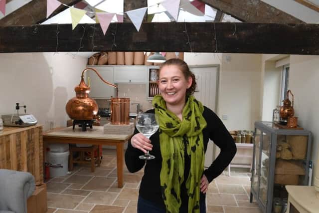 Inside the distillery