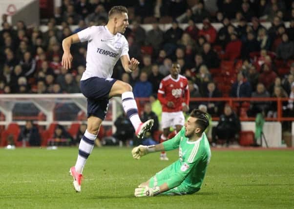 Billy Bodin's only PNE goal so far came at Forest in January
