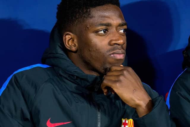 Barcelona's Ousmane Dembele is a wanted man