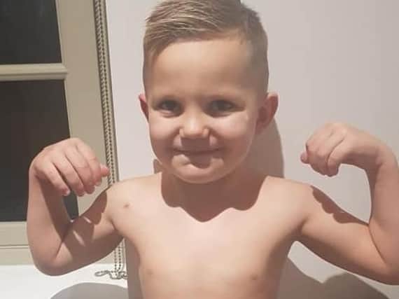 Harley Pullen, 4, was branded overweight by the NHS