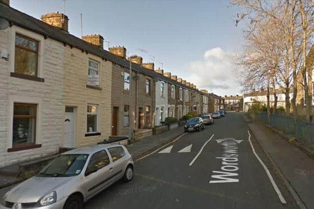 The incident took place in Wordsworth Street, Burnley