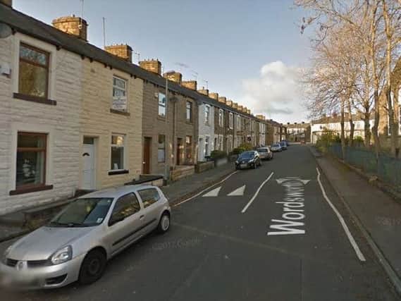 The incident took place in Wordsworth Street, Burnley