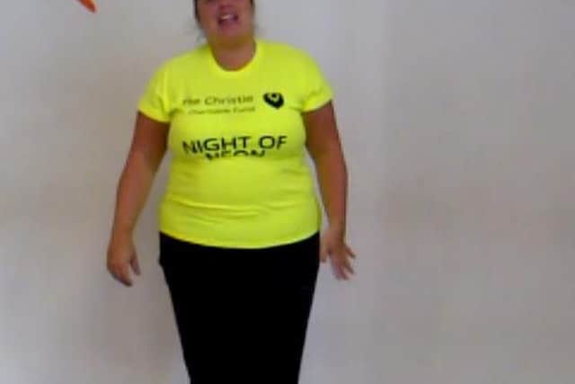 Alanoosh Williams before she started the weight loss programme