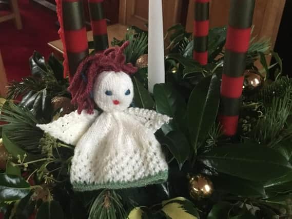 Knitted angel