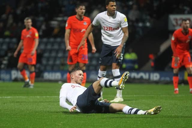 Alan Browne opens the scoring for Preston in their win over Millwall