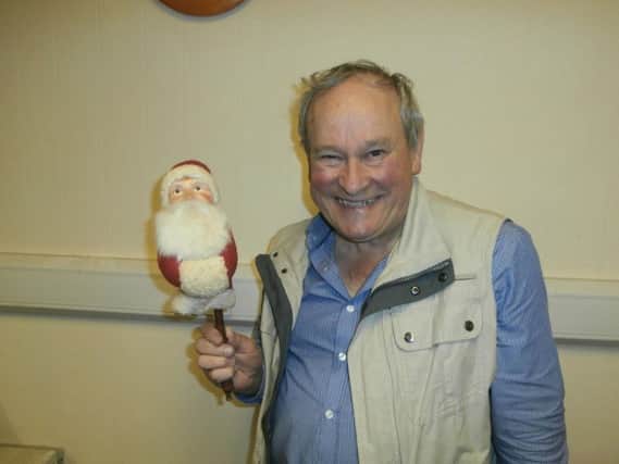 Allan Blackburn with his favourite Father Christmas