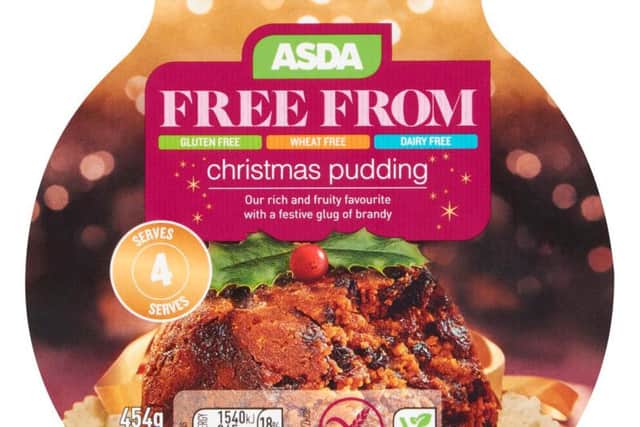 ASDA free from Christmas pudding