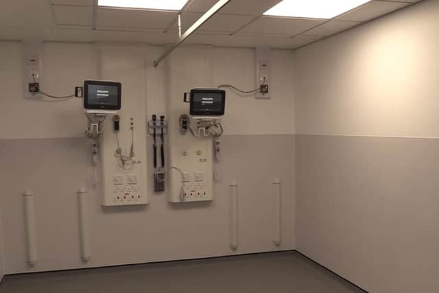 One of the new rapid assessment bays