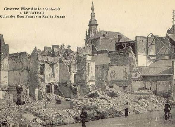 War ravaged Le Cateau, in France, where Agnes Short passed through on her way to freedom