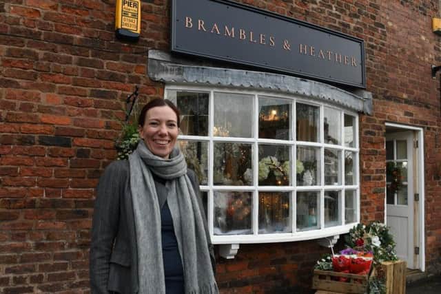 Nicola Selby outside Brambles and Heather
