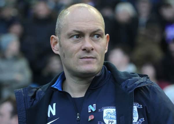 Preston North End's manager Alex Neil