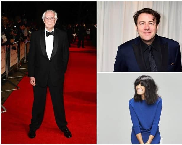 Barry Norman, Jonathan Ross and Claudia Winkleman